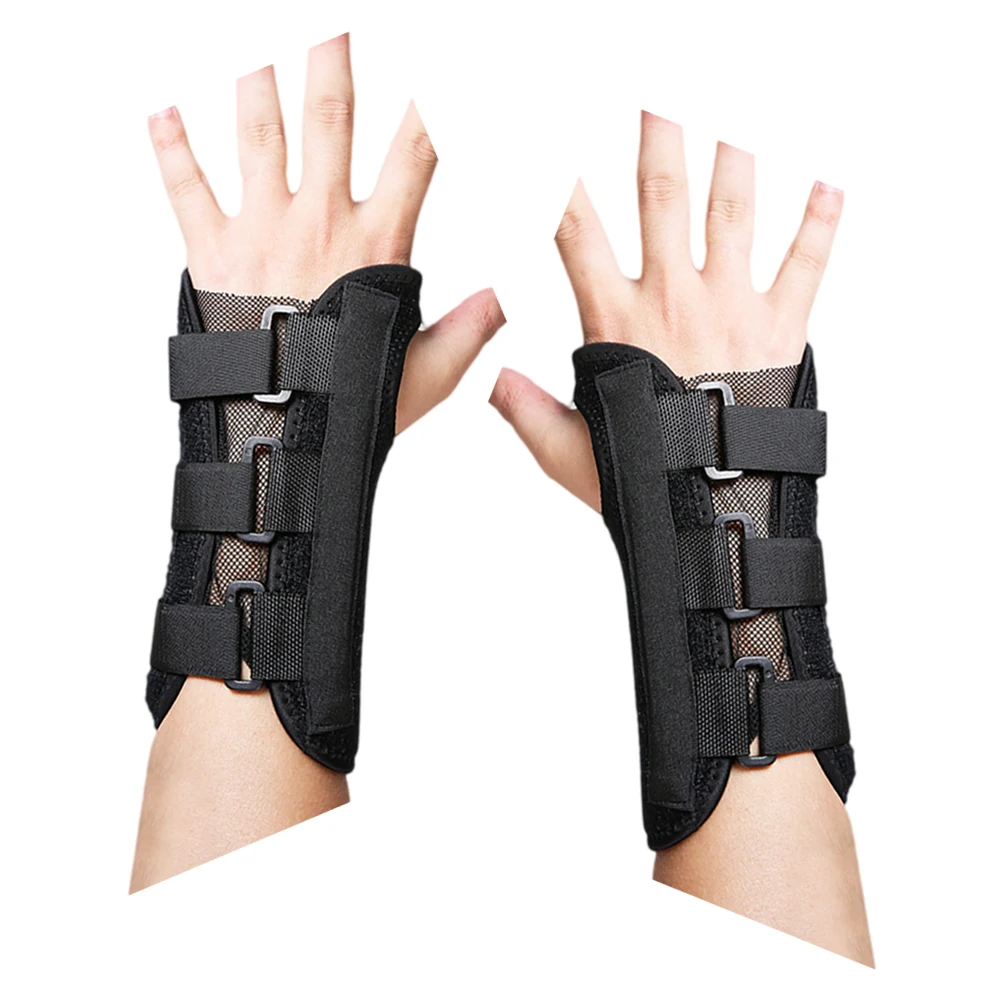2 pcs Wrist Brace Carpal Tunnel Splint Breathable Support Bracers Wrist Protector for Sprain Injuries Wrist Pain Fracture
2 pcs Wrist Brace Carpal Tunnel Splint Breathable Support Bracers Wrist Protector for Sprain Injuries Wrist Pain Fracture