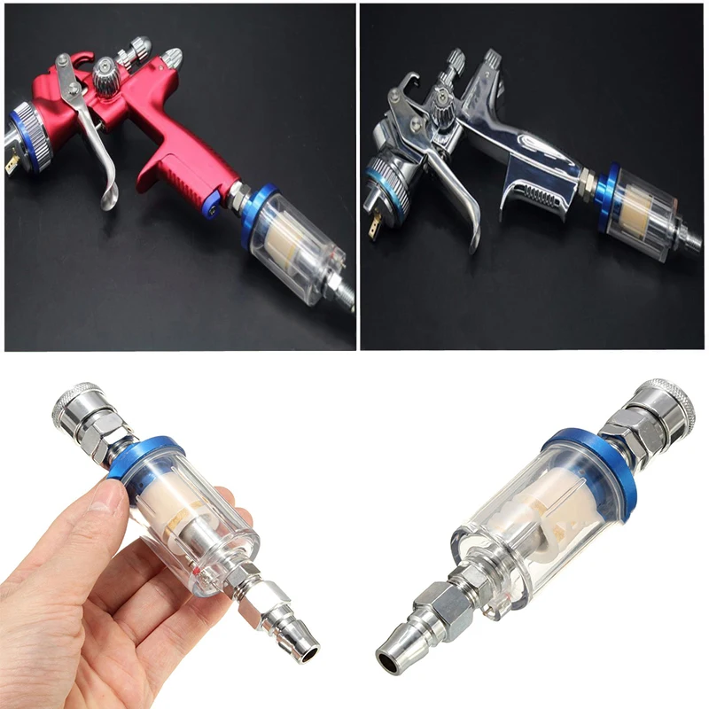 1Pc New Mini Oil Water Separator with Integrated Air Hose Filter Moisture Trap For Spray Tool Airlines Pneumatic Parts
1Pc New Mini Oil Water Separator with Integrated Air Hose Filter Moisture Trap For Spray Tool Airlines Pneumatic Parts