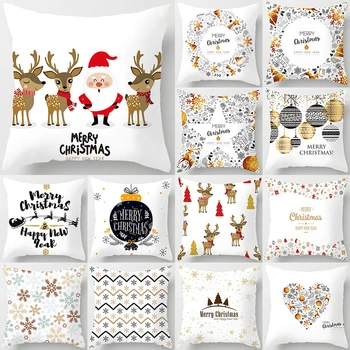 1Pcs Christmas Deer Snow Pattern Cushion Cover Polyester 45*45cm Decorative Pillowcase New Year Sofa Home Car PillowCover 40996
1Pcs Christmas Deer Snow Pattern Cushion Cover Polyester 45*45cm Decorative Pillowcase New Year Sofa Home Car PillowCover 40996