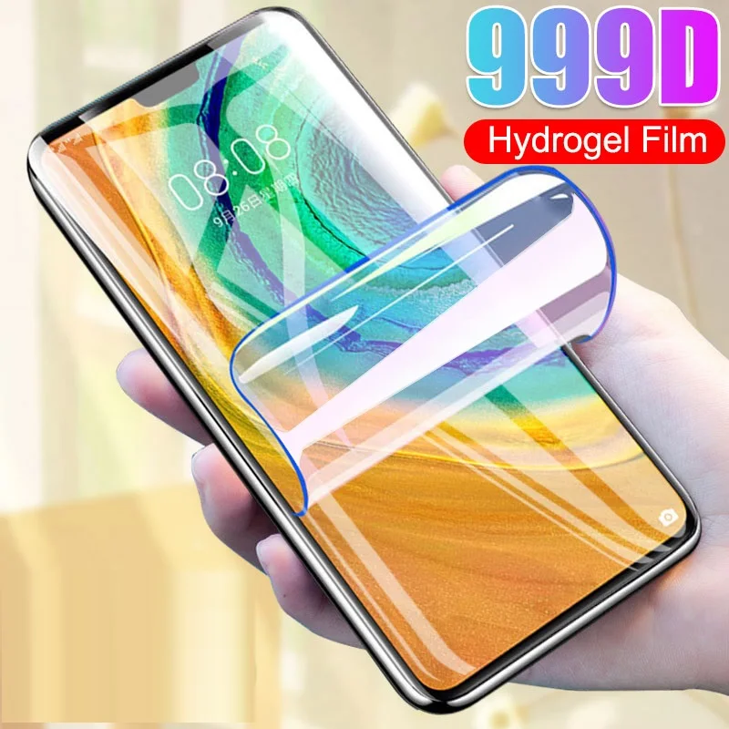 

Hydrogel Film For Huawei Y7 Y6 Pro Y9 Prime 2018 2019 Protective on the For Huawei Y6P Y7P Y8P Y6S Y7S Y8S Y9S