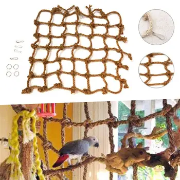 Hemp Rope Pet Climbing Net Parrot Climbing Net Bird Climbing Net Swing Ladder Macaw Hammock Cage Durable Strong Delicate
Hemp Rope Pet Climbing Net Parrot Climbing Net Bird Climbing Net Swing Ladder Macaw Hammock Cage Durable Strong Delicate