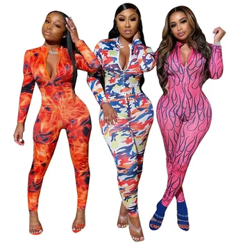 2019 explosion models autumn and winter new temperament commuter fashion hole net printing jumpsuit
2019 explosion models autumn and winter new temperament commuter fashion hole net printing jumpsuit