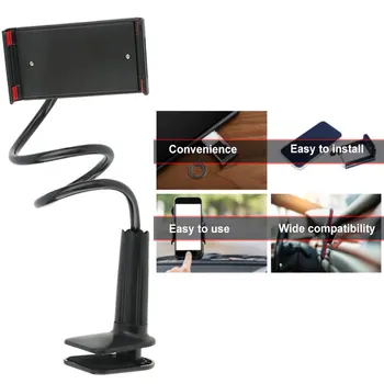 360 Rotating Flexible Lazy Bed Desktop Phone Tablet Holder Stand Support for IPad Mobile Phone Tablet Computer Drop Shipping
360 Rotating Flexible Lazy Bed Desktop Phone Tablet Holder Stand Support for IPad Mobile Phone Tablet Computer Drop Shipping