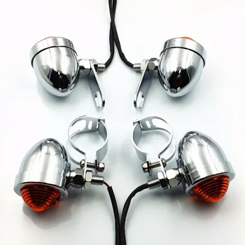 Chrome Turn Signal Fork Clamps Shock Bracket Relocater Cafe Racer Old School XL 
Chrome Turn Signal Fork Clamps Shock Bracket Relocater Cafe Racer Old School XL