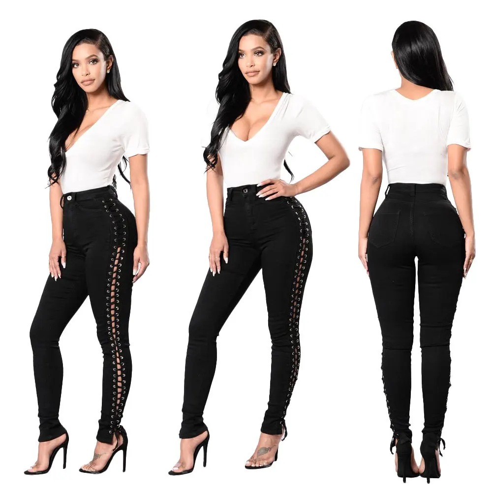 2019 Sexy Jeans Lace Up Hollow Out Solid Wash Skinny Woman High Waist Plus Size Denim Pants Push Up Slim Femme Free Shiping
2019 Sexy Jeans Lace Up Hollow Out Solid Wash Skinny Woman High Waist Plus Size Denim Pants Push Up Slim Femme Free Shiping