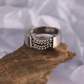 SUNIANGON Vintage Finger Chain Ring Real 925 Sterling Silver Antique Double Chains Link Chain Ring Korean Women Ring Wholesale
SUNIANGON Vintage Finger Chain Ring Real 925 Sterling Silver Antique Double Chains Link Chain Ring Korean Women Ring Wholesale