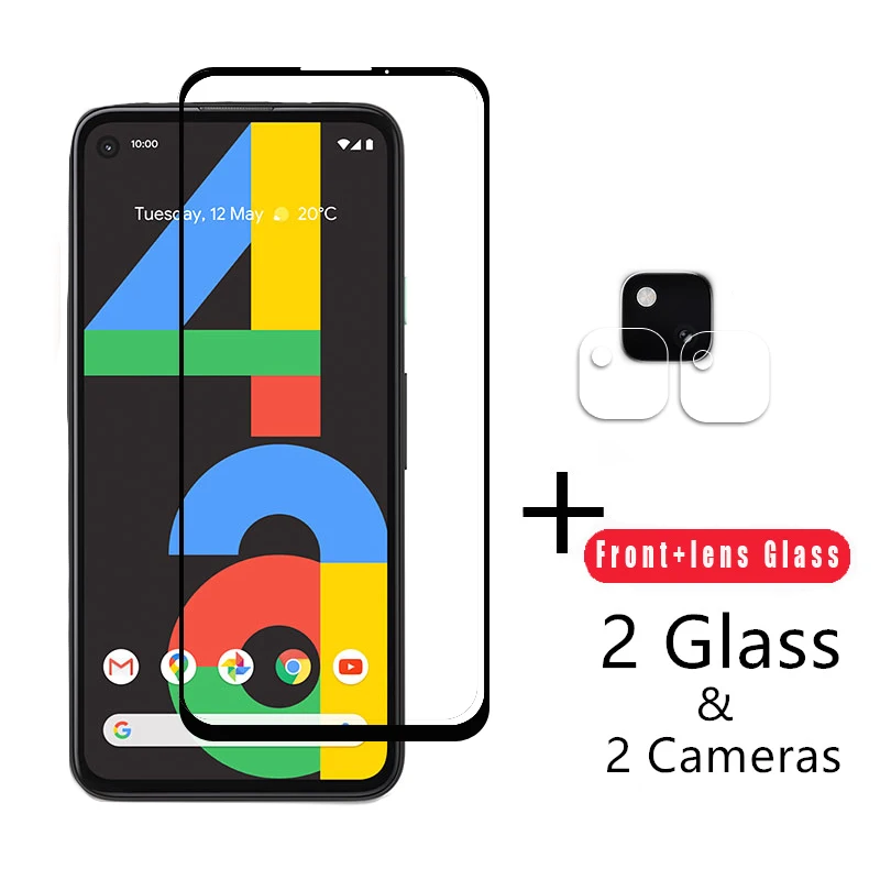 Защитное стекло для Google Pixel 4a 4G 4 в 1 | Мобильные телефоны и аксессуары