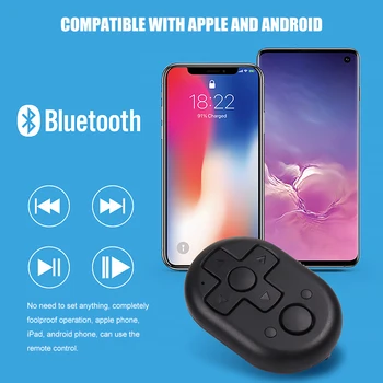 Hot Wireless Bluetooth Remote Control Selfie Stick Camera Shutter Controller Release Button Self-Timer For Huawei Xiaomi/iPhone
Hot Wireless Bluetooth Remote Control Selfie Stick Camera Shutter Controller Release Button Self-Timer For Huawei Xiaomi/iPhone