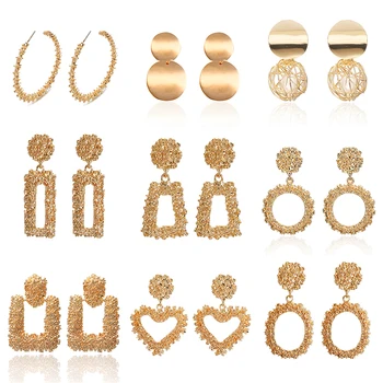 Fashion Statement Earrings 2019 New Geometric Silver Gold earrings For Women Hanging Dangle Earrings Drop Earring modern Jewelry
Fashion Statement Earrings 2019 New Geometric Silver Gold earrings For Women Hanging Dangle Earrings Drop Earring modern Jewelry