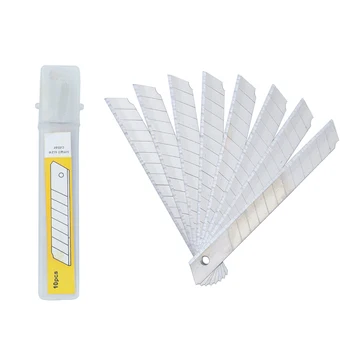 10PCS Alloy Steel Cutter Blade Replaceable 30 Degrees Art Blade Office Cutting Knife for School Stationery Supplies
10PCS Alloy Steel Cutter Blade Replaceable 30 Degrees Art Blade Office Cutting Knife for School Stationery Supplies