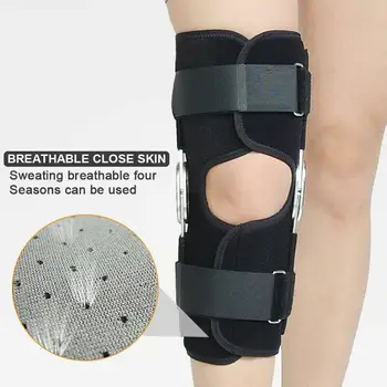 New Protectial Aluminum Alloy Support Knee Pads Magic Belt Compression Support Joint Fixation Non-Slip Lift Support Knee