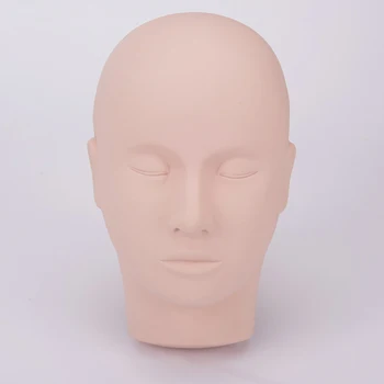 Flat Silicone Mannequin Head Massager Eyelash Extensions Training Makeup Mannequin Head For Makeup Practice Eyelash Training Kit
Flat Silicone Mannequin Head Massager Eyelash Extensions Training Makeup Mannequin Head For Makeup Practice Eyelash Training Kit