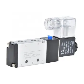 Solenoid Valve 4V210-08 Outlet Type 2-Position 5-Way Solenoid Valve Aluminum Valve AC220V DC24V Actuator Ball Valve 
Solenoid Valve 4V210-08 Outlet Type 2-Position 5-Way Solenoid Valve Aluminum Valve AC220V DC24V Actuator Ball Valve