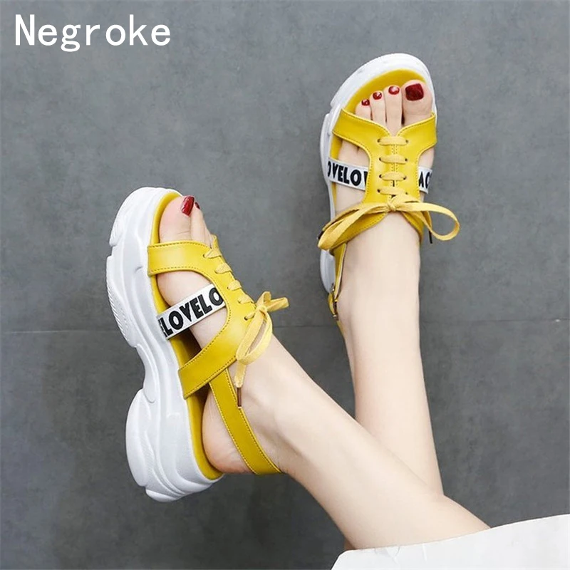 Sexy Lace-up Women Sandals Wedge Ankle Strap Women Sandals Outdoor Cool Platform Shoes Women Beach Summer Shoes 2020 New
Sexy Lace-up Women Sandals Wedge Ankle Strap Women Sandals Outdoor Cool Platform Shoes Women Beach Summer Shoes 2020 New