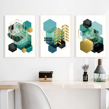 Teal Geo Geometrica Abstract Art Poster Canvas Print Wall Pictures for Living Room No Frame
Teal Geo Geometrica Abstract Art Poster Canvas Print Wall Pictures for Living Room No Frame