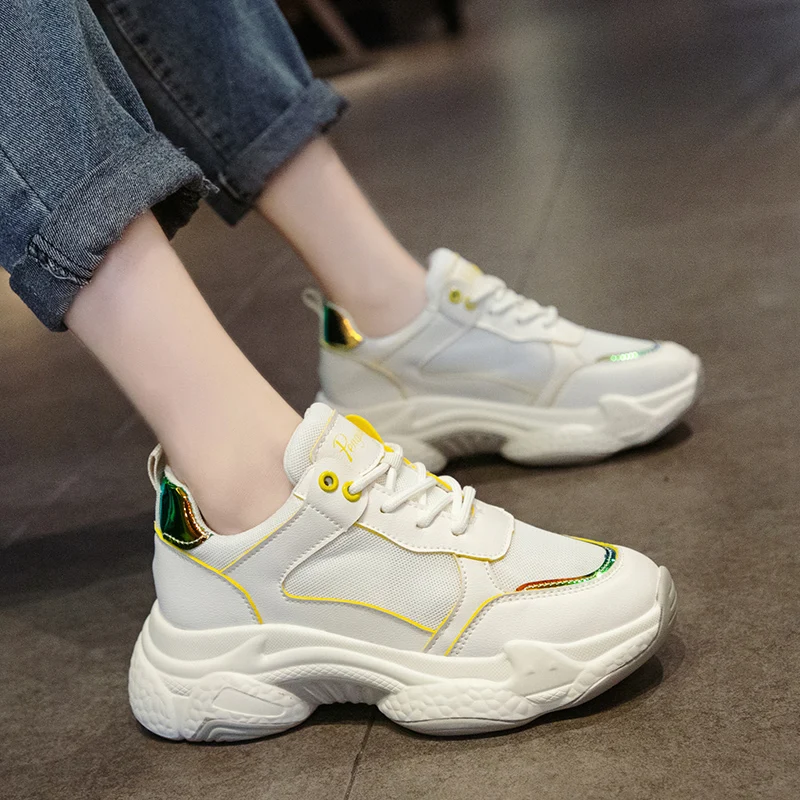 Women Shoes Breathable Chunky Sneakers Flats Zapatillas Deportivas Woman Creepers Casual Shoes Increasing Heel Zapatos Mujer
Women Shoes Breathable Chunky Sneakers Flats Zapatillas Deportivas Woman Creepers Casual Shoes Increasing Heel Zapatos Mujer