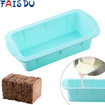 Rectangular Silicone Cake Molds Baking Dish Bread Toast Cake Forms Pastry Mold Confectionery Bread Form For Cooking Tools
Rectangular Silicone Cake Molds Baking Dish Bread Toast Cake Forms Pastry Mold Confectionery Bread Form For Cooking Tools