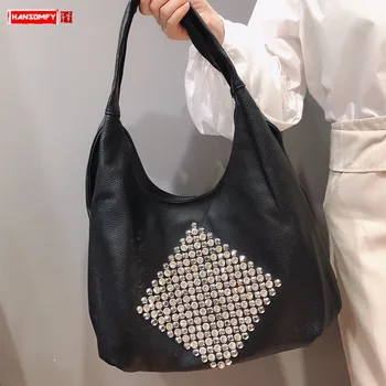 2019 New Luxury Fashion Diamonds Women Handbags Female Large Capacity Shoulder Bag Soft Leather Ladies Rhinestone Big Bags
2019 New Luxury Fashion Diamonds Women Handbags Female Large Capacity Shoulder Bag Soft Leather Ladies Rhinestone Big Bags