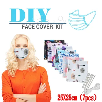 7PC 25 x 25CM DIY Mask-Making Face Cover Material DIY Self-Made Face Cover Material Set DIY Fabric Face Cover Mask Accessories
7PC 25 x 25CM DIY Mask-Making Face Cover Material DIY Self-Made Face Cover Material Set DIY Fabric Face Cover Mask Accessories