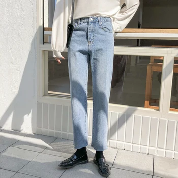 Jeans women's 2020 spring new slim cropped pants with chic straight pants
Jeans women's 2020 spring new slim cropped pants with chic straight pants