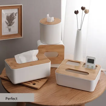 Simple Tissue Boxs with Bamboo Cover Napkin for Remote-controlled Towel Offices tissue Box Racks Storage for Homes or Shops
Simple Tissue Boxs with Bamboo Cover Napkin for Remote-controlled Towel Offices tissue Box Racks Storage for Homes or Shops
