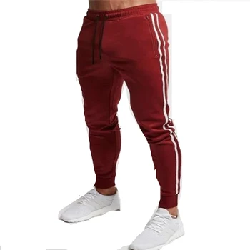 Jogging Pants Men Striped Sweatpants Cotton Trackpants Fitness Bodybuilding Trouser
Jogging Pants Men Striped Sweatpants Cotton Trackpants Fitness Bodybuilding Trouser