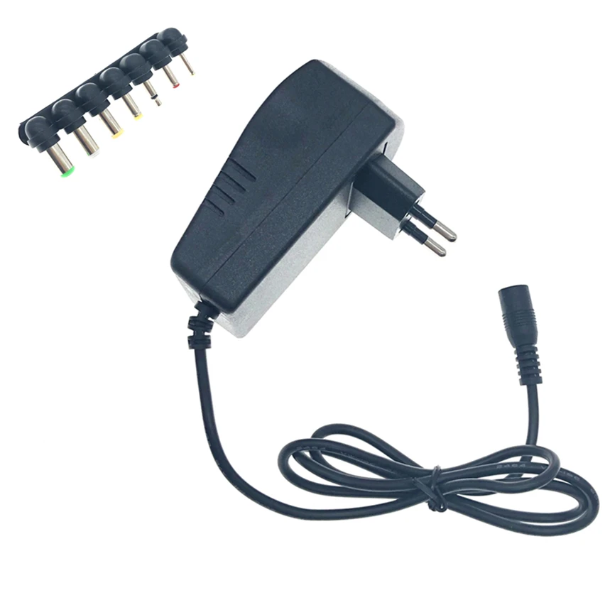 Power adapter apter Multi Voltage 3v 4.5v 6v 7.5v 9v 12v Power Supply Adapter Converter Cable 7 Plugs adapters 3A 30W Universal
Power adapter apter Multi Voltage 3v 4.5v 6v 7.5v 9v 12v Power Supply Adapter Converter Cable 7 Plugs adapters 3A 30W Universal
