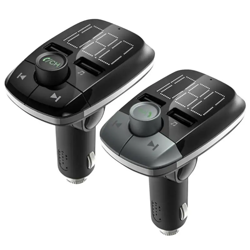 VODOOL T50 Car Bluetooth 2.4A Charger Handsfree 2 USB MP3 Player FM Transmitter One-Click Operation Rejected Hands-Free Redial
VODOOL T50 Car Bluetooth 2.4A Charger Handsfree 2 USB MP3 Player FM Transmitter One-Click Operation Rejected Hands-Free Redial
