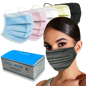 Fast Delivery Within 24 Hours Máscara Unisex Women Man Solid Disposable Face Mask 3Ply Ear Loop Mask Bandage Mascarilla
Fast Delivery Within 24 Hours Máscara Unisex Women Man Solid Disposable Face Mask 3Ply Ear Loop Mask Bandage Mascarilla