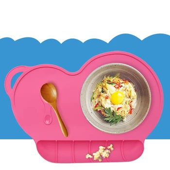 4 Colors Baby Silicon Plate Sucker Slip-resistant One Piece Baby Silicone Placemat Bowl Waterproof Kid Dinner Plate Tableware
4 Colors Baby Silicon Plate Sucker Slip-resistant One Piece Baby Silicone Placemat Bowl Waterproof Kid Dinner Plate Tableware