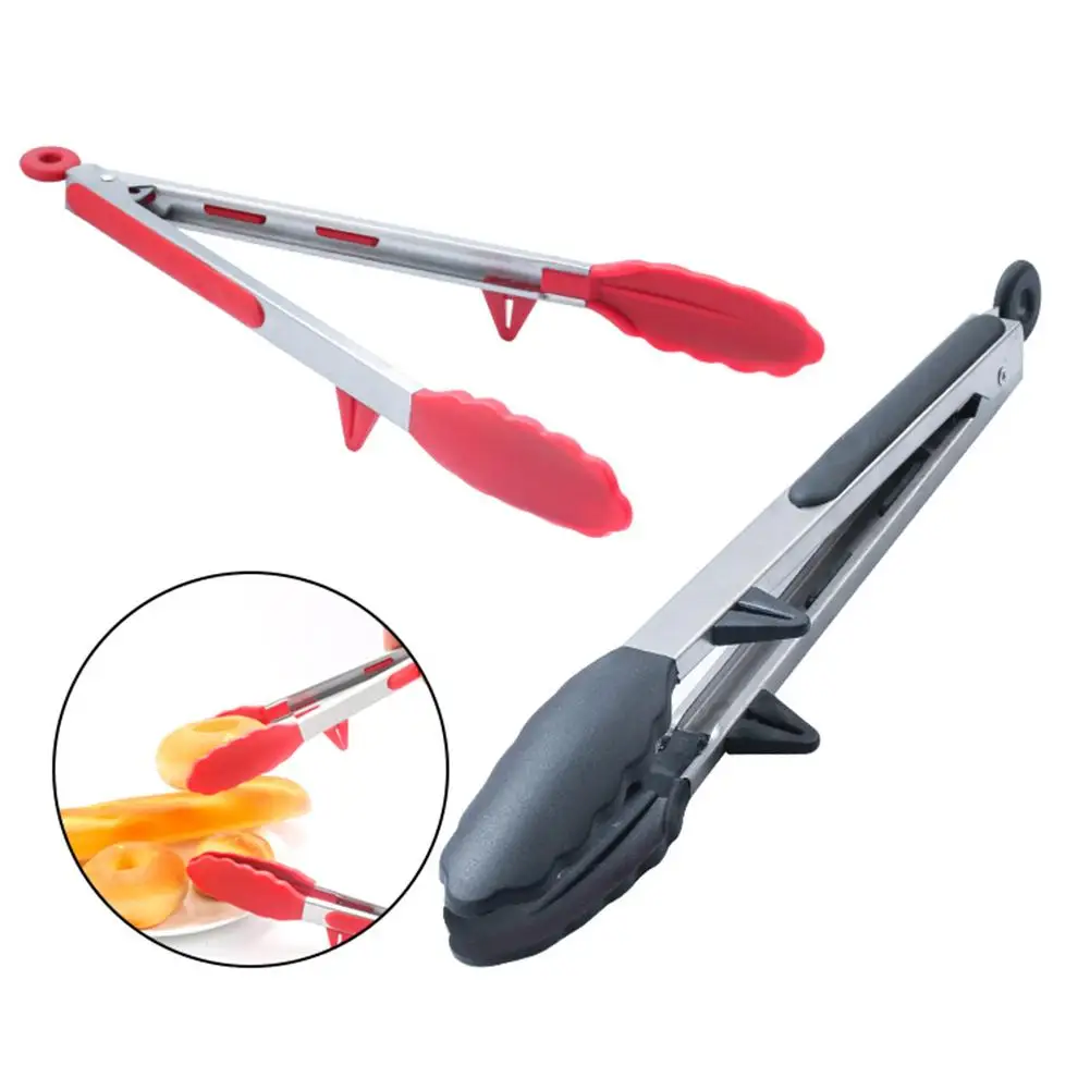 9/12inch BBQ Tong Grade Stainless Steel Silicone Barbecue Food utensil Cooking Tool Tong Clip Clamp Accessories Kitchen Tools
9/12inch BBQ Tong Grade Stainless Steel Silicone Barbecue Food utensil Cooking Tool Tong Clip Clamp Accessories Kitchen Tools