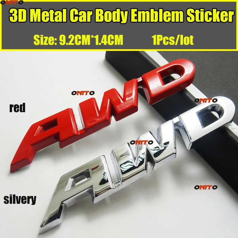 1pcs Car Styling Chrome Metal Sticker AWD 3D Emblem Badge Rear Decal Logo for Toyota Impreza Subaru Honda 4X4 Off Road SUV 4WD
1pcs Car Styling Chrome Metal Sticker AWD 3D Emblem Badge Rear Decal Logo for Toyota Impreza Subaru Honda 4X4 Off Road SUV 4WD