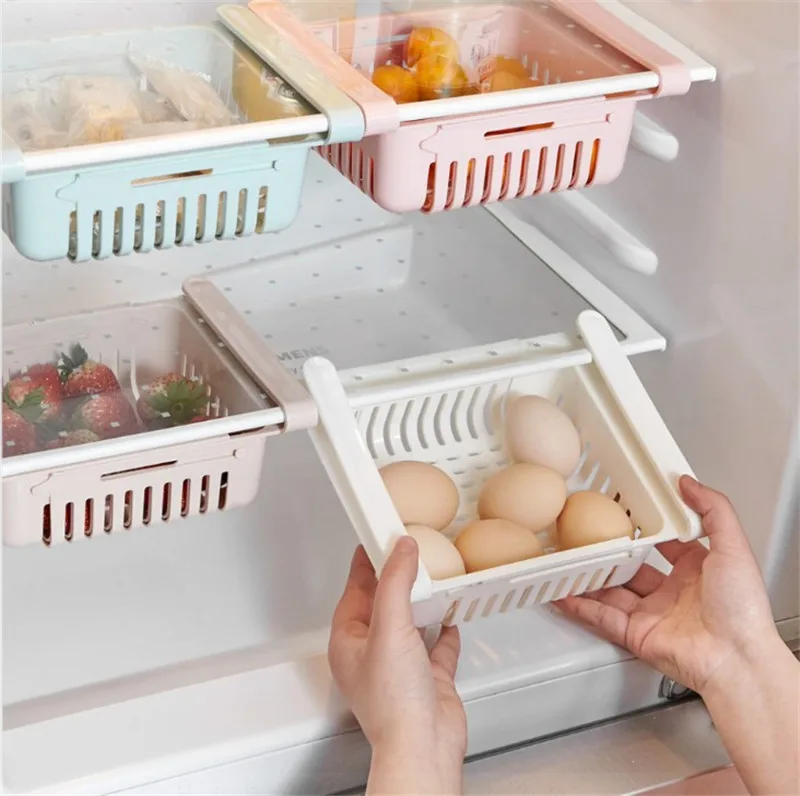 Adjustable Stretchable Refrigerator Organizer Drawer Basket Refrigerator Pull-out Drawers Fresh Spacer Layer Storage Rack
Adjustable Stretchable Refrigerator Organizer Drawer Basket Refrigerator Pull-out Drawers Fresh Spacer Layer Storage Rack