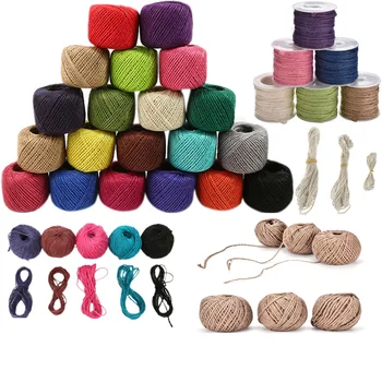 Burlap Jute Twine Natural Sisal String Hemp Rope Rustic Wrap Gift Packing String Christmas Wedding Party Decoration Supplies
Burlap Jute Twine Natural Sisal String Hemp Rope Rustic Wrap Gift Packing String Christmas Wedding Party Decoration Supplies