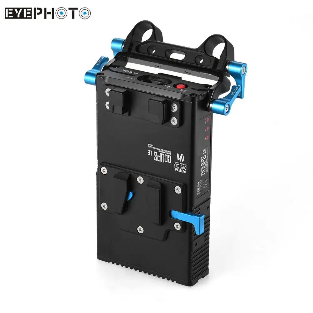 DP500III 2 in 1 V-mount Battery Plate Adapter Charger w/ 15mm Rod Clamp for Canon Nikon Sony Camera Power Supply System
DP500III 2 in 1 V-mount Battery Plate Adapter Charger w/ 15mm Rod Clamp for Canon Nikon Sony Camera Power Supply System