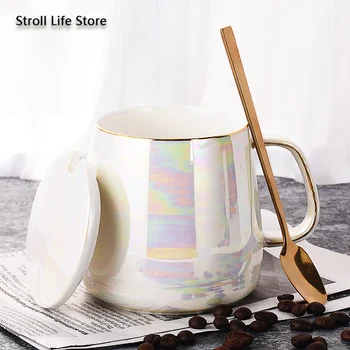 INS Creative Ceramic Mugs Coffee Cups Spoons with Lids Tea Cup Insulated Children's Friends Travel Tazas Biryhday Gift Box CM02
INS Creative Ceramic Mugs Coffee Cups Spoons with Lids Tea Cup Insulated Children's Friends Travel Tazas Biryhday Gift Box CM02