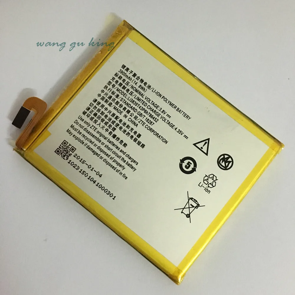 Новый высококачественный аккумулятор Li3839T43P6h786452 3900 мАч для ZTE Q509 Q509T
Новый высококачественный аккумулятор Li3839T43P6h786452 3900 мАч для ZTE Q509 Q509T