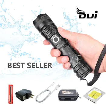 DUI Waterproof mini portable torch working led lamp USB rechargeable P50 powerful camping flashlight
DUI Waterproof mini portable torch working led lamp USB rechargeable P50 powerful camping flashlight