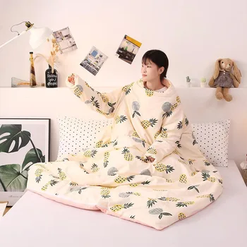 Lazy Quilt with Sleeves Warm Blanket Multifunction Soft Comfy for Home Winter Nap TB Sale
Lazy Quilt with Sleeves Warm Blanket Multifunction Soft Comfy for Home Winter Nap TB Sale
