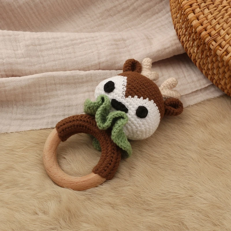 1pc Baby Teether Mobile Pram Crib Ring DIY Crochet Rattle Soother Teether Baby Toy Safe Wooden Toys
1pc Baby Teether Mobile Pram Crib Ring DIY Crochet Rattle Soother Teether Baby Toy Safe Wooden Toys