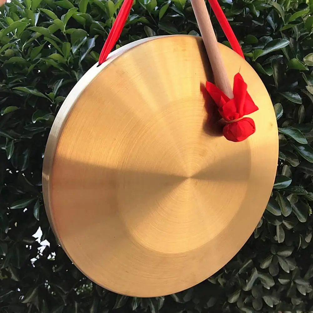 Hand Gong Brass Hand Copper Cymbals Opera Gongs Traditional Chinese Folk Musical Instrument With Wooden Stick 5.5cm 6 Inch 
Hand Gong Brass Hand Copper Cymbals Opera Gongs Traditional Chinese Folk Musical Instrument With Wooden Stick 5.5cm 6 Inch