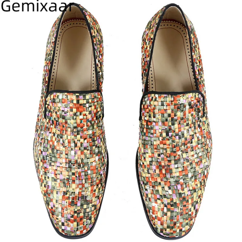 Gingham Cane Men Shoes Casual Round Flat Heel Slip On Male Loafers Comfy Breathable 2019 Chic Man Flats 39-46 Male 
Gingham Cane Men Shoes Casual Round Flat Heel Slip On Male Loafers Comfy Breathable 2019 Chic Man Flats 39-46 Male