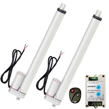 2 Set Multi-function 450mm 18" Stroke Length Linear Actuators 1000N 12V 14mm/s DC Motor &Remote Control Heavy Duty 220lbs Car
2 Set Multi-function 450mm 18" Stroke Length Linear Actuators 1000N 12V 14mm/s DC Motor &Remote Control Heavy Duty 220lbs Car