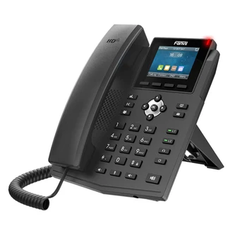 Fanvil IP Phone X3SG 2.8inch Display HD Audio Support EHS wireless Headset SIP Phone for Home Business Office Wireless Telephone