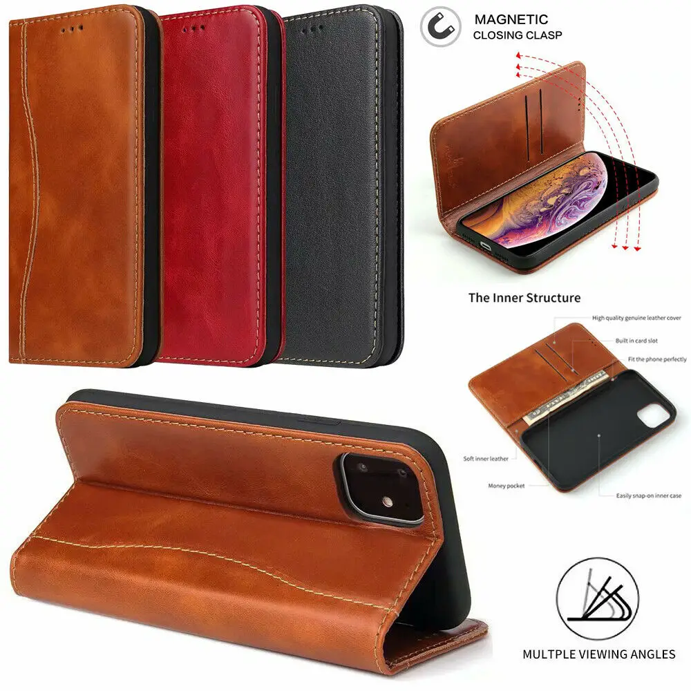 For Apple iPhone 11 Pro XS Max XR Luxury Magnetic Wallet Case Genuine Leather Stand Card Cover Coque Kickstand Etui Funda
For Apple iPhone 11 Pro XS Max XR Luxury Magnetic Wallet Case Genuine Leather Stand Card Cover Coque Kickstand Etui Funda