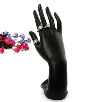 Black Hand Form Ring Display Holder Resin Female Mannequin Jewelry Show Stand Rack
Black Hand Form Ring Display Holder Resin Female Mannequin Jewelry Show Stand Rack