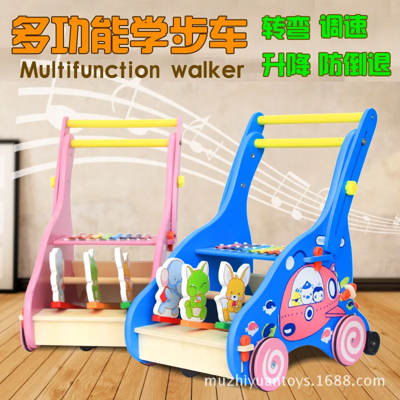 Weiwei Wooden Plays Wooden Multi-functional Knock Piano Cartoon Baby Walker-Turn Speed Governing Height Adjustable Educational T
Weiwei Wooden Plays Wooden Multi-functional Knock Piano Cartoon Baby Walker-Turn Speed Governing Height Adjustable Educational T