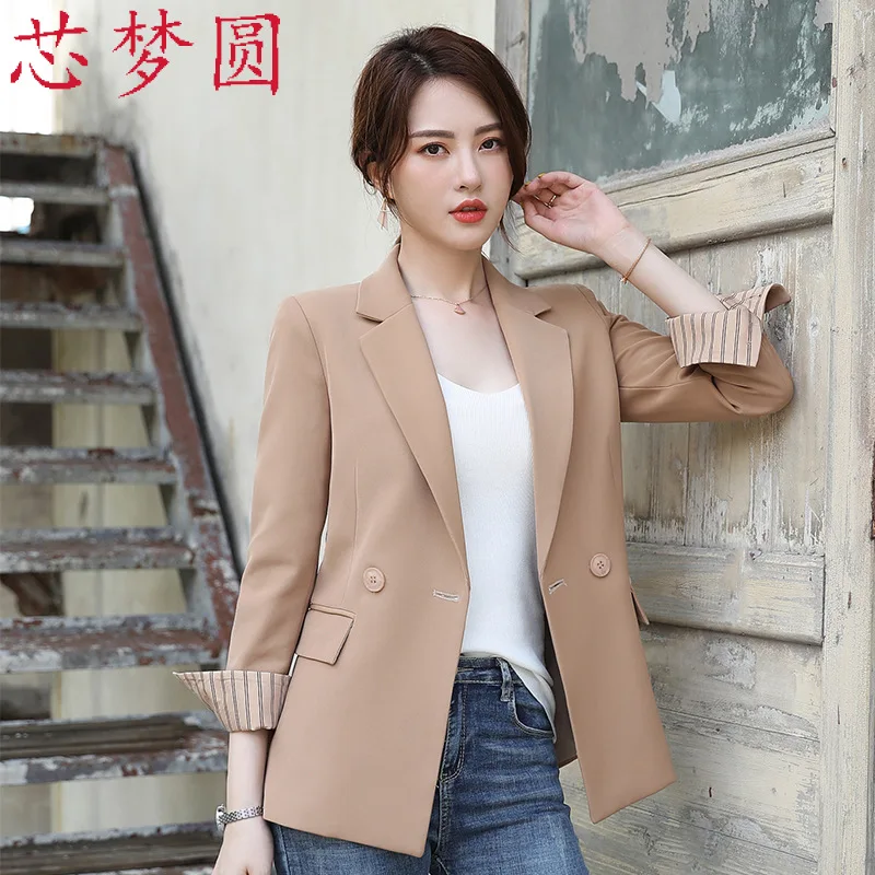 2019 Autumn And Winter Business Women's Joint Solid Color Small Suit Workwear Korean-style Fashion Mobile Phone Shop 4S Shop Ele
2019 Autumn And Winter Business Women's Joint Solid Color Small Suit Workwear Korean-style Fashion Mobile Phone Shop 4S Shop Ele