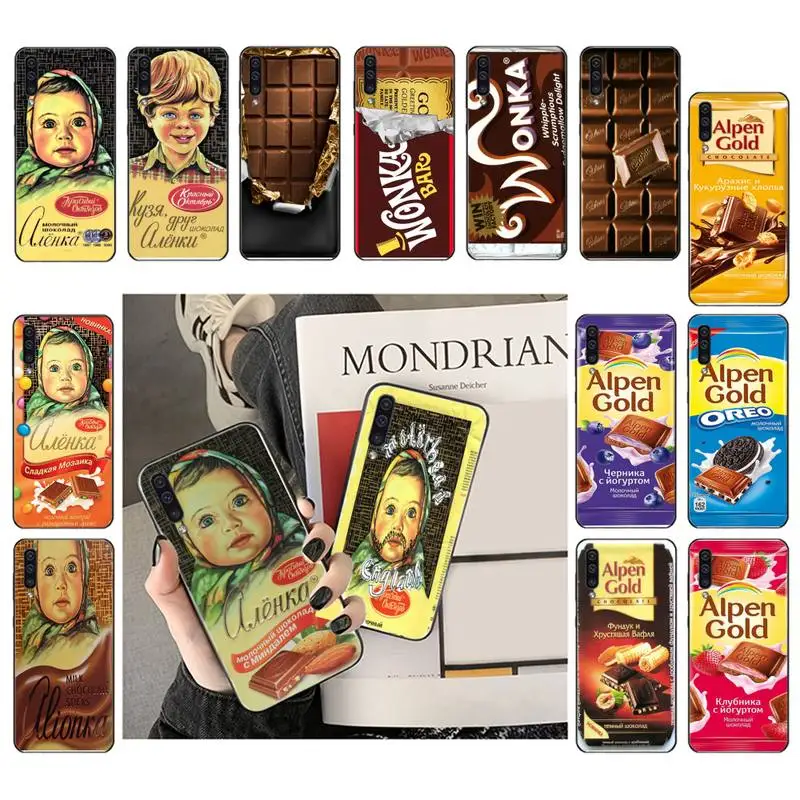 Maiyaca alenka bar wonka чехол для телефона с шоколадом Samsung Galaxy A7 A50 51 A70 80 A40 A20 A30 A8 A6 Plus A9