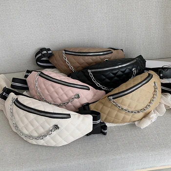 Chain Chest Fanny Bag Women Lattice Pattern PU Zipper Waist Crossbody Belt Daily Chest Waist Girl Cute Leisure Chest Pack
Chain Chest Fanny Bag Women Lattice Pattern PU Zipper Waist Crossbody Belt Daily Chest Waist Girl Cute Leisure Chest Pack